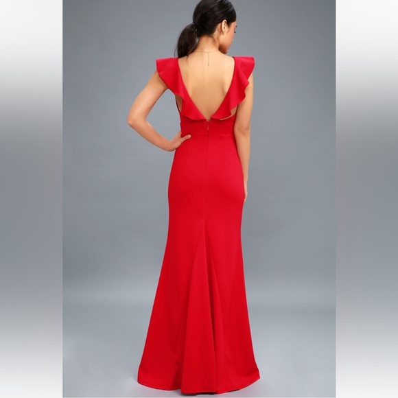 Lulus Perfect Opportunity Red Maxi Dress - Picture 2 of 15